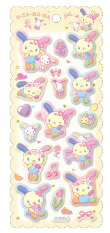 予約 2026年 1月中旬入荷 ウサハナ もちもちマシュマロシール cru_133063 USAHANA シール ステッカー seal sticker クラックス CRUX ステッカー かわいいシール おすすめシール デコレーションシールのサムネイル