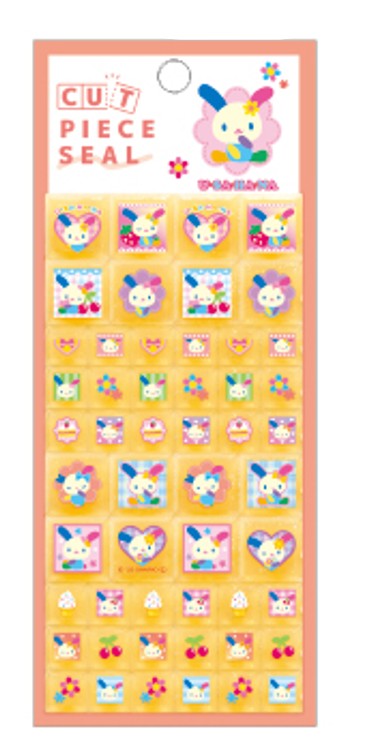 予約 2026年 1月中旬入荷 ウサハナ カットピースシール cru_133064 USAHANA CUT PIECE SEAL シートシール ステッカー seal sticker クラックス CRUX ステッカー かわいいシール おすすめシール デコレーションシールのサムネイル