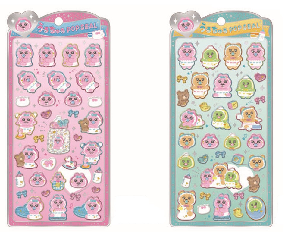 予約 2026年 1月中旬入荷 おぱんちゅうさぎ うるちゅるポップシール cru_136702_136703 うるちゅる POP SEAL シートシール ステッカー seal sticker クラックス CRUX ステッカー かわいいシール おすすめシール デコレーションシールのサムネイル