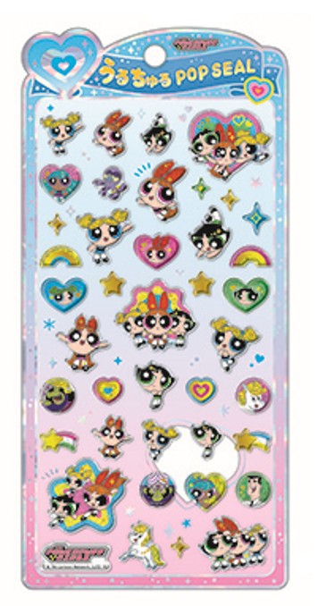 予約 2026年 1月中旬入荷 パワーパフガールズ うるちゅるポップシール cru_136840 THE POWERPUFF GIRLS うるちゅる POP SEAL シートシール ステッカー seal sticker クラックス CRUX ステッカー かわいいシール おすすめシール デコレーションシールのサムネイル