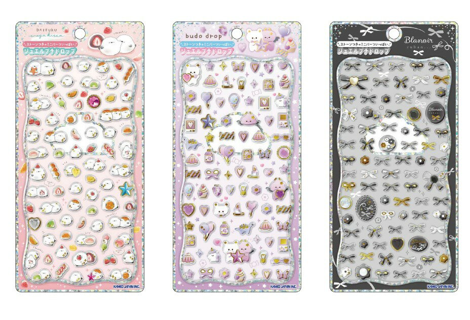楽天SmartZakkaジュエルプチドロップステッカー kmo_229057_229059 キャラクターシール Seal Stickers カミオジャパン KAMIOJAPAN デコレーションシール かわいいシール おすすめシール