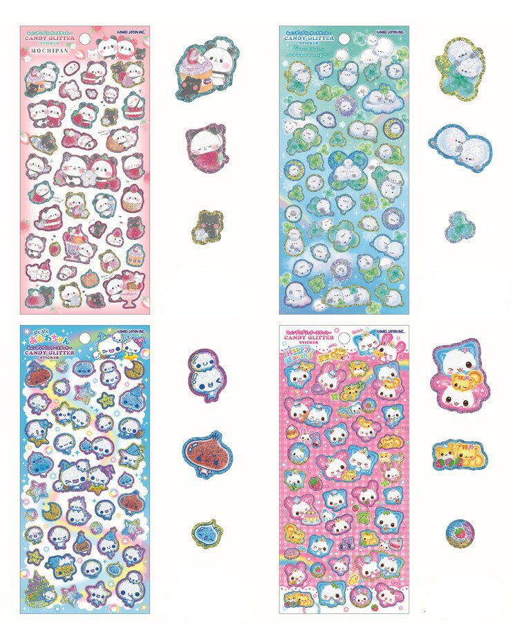 予約 2026年 1月中旬入荷 キャンディグリッターステッカー kmo_231016_231019 CANDY GLITTER ATICKER シール ステッカー seal sticker カミオジャパン かわいいシール おすすめシール デコレーションシールのサムネイル