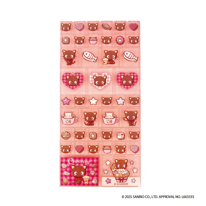 予約 2026年 2月下旬入荷 Chococat タイルシール nic_co-03-01 チョコキャット シールステッカー ティーシーピー seal TCP かわいいシール おすすめシールのサムネイル