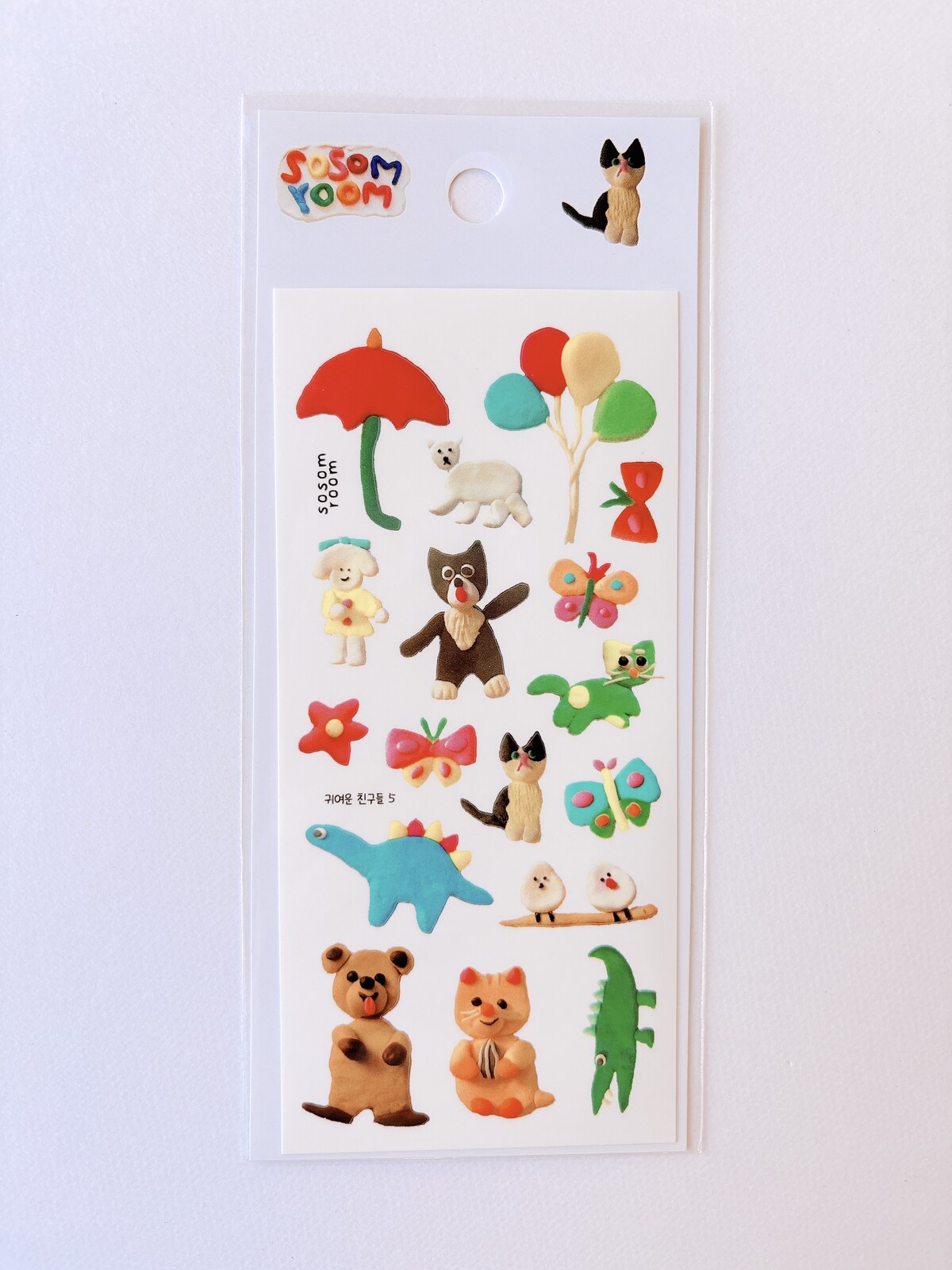 シール SOSOM シートシール Cute friends5 CFN5 snc_cfn5 seal sticker シール か...