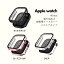 ڥͥݥбApple Watch 40mm  Ѿ׷⥱ С 饹ե η ݸ åץ륦å ݸ ꥢ/ޥåȥ֥å/