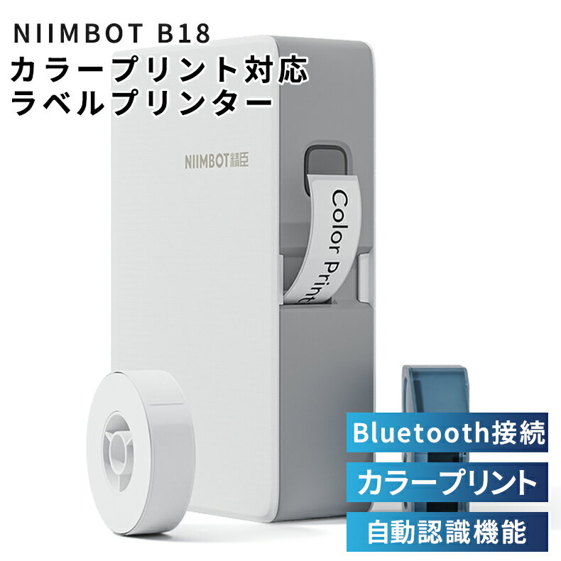 ラベルプリンター NIIMBOT B18 Bluetooth接続 PC・iOS・android対応