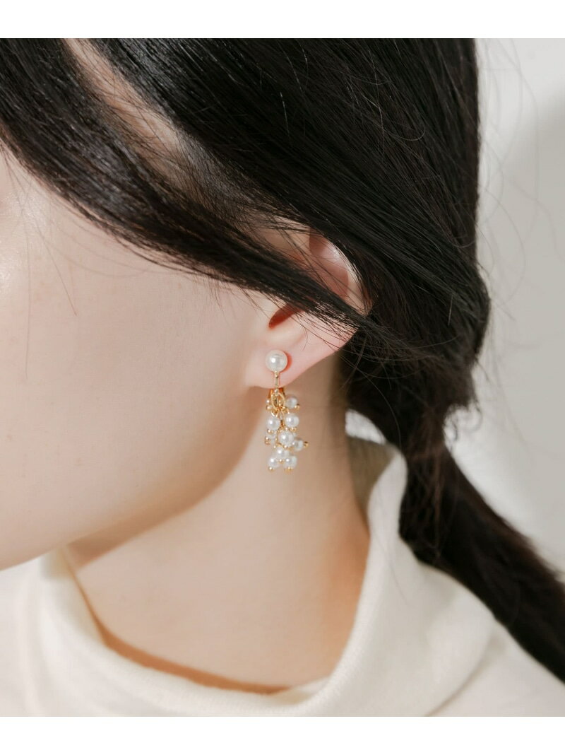 ミニパールボリュームイヤリング SMELLY スメリー アクセサリー・腕時計 イヤリング・イヤーカフ[Rakut..