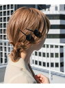 【SALE/50%OFF】ベロアローズ2セットピン SMELLY スメリー ヘアアクセサリー バレッタ・ヘアクリップ・ヘアピン ブラック【RBA_E】[Raku...