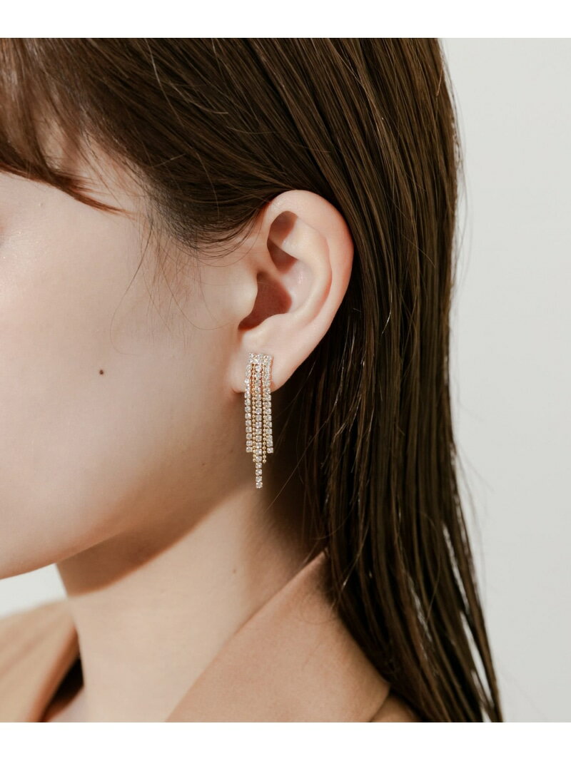 【SALE/50%OFF】ビジューフリンジイヤリング SMELLY スメリー アクセサリー・腕時計 イヤリング・イヤーカフ【RBA_E】[Rakuten Fas...