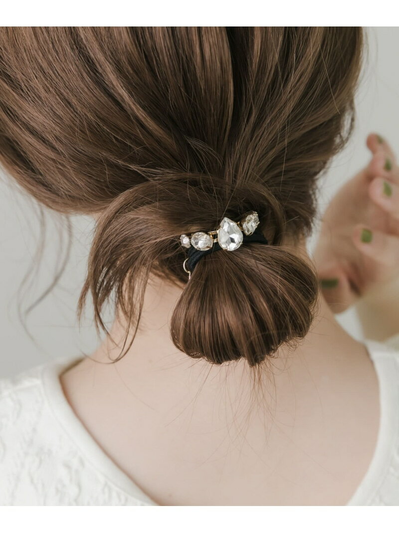 ビジューヘアポニー SMELLY スメリー ヘアアクセサリー ヘアゴム[Rakuten Fashion]のサムネイル