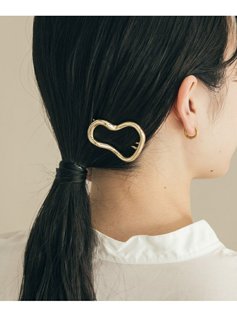 【SALE／20%OFF】ニュアンスメタルフレームクリップピン SMELLY スメリー ヘアアクセサリー バレッタ・ヘアクリップ・ヘアピン ゴールド【RBA_E】[Rakuten Fashion]のサムネイル