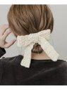 【SALE/50%OFF】ニットビッグリボンヘアカフ SMELLY スメリー ヘアアクセサリー ヘアゴム ブラック【RBA_E】[Rakuten Fashion...