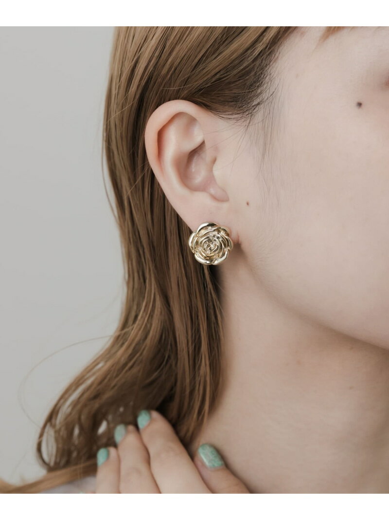 【SALE/50%OFF】メタルローズイヤリング SMELLY スメリー アクセサリー・腕時計 イヤリング・イヤーカフ ゴールド【RBA_E】[Rakuten ...