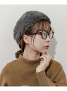 【SALE/50%OFF】ファーニットベレー SMELLY スメリー 帽子 ハンチング・ベレー帽 グレー ブラック【RBA_E】[Rakuten Fashion...