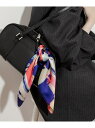 【SALE/50%OFF】アソートプリントミニスカーフ SMELLY スメリー ファッション雑貨 スカーフ・バンダナ ブルー ネイビー【RBA_E】[Rakut...