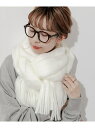 【SALE/50%OFF】ソフトボリュームマフラー SMELLY スメリー ファッション雑貨 マフラー・ストール・ネックウォーマー ホワイト グレー ベージュ【...