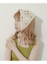 【SALE/50%OFF】クロシェバブーシュカ SMELLY スメリー ファッション雑貨 スカーフ・バンダナ ブラック【RBA_E】[Rakuten Fashi...
