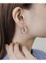 【SALE/50%OFF】スィンフープピアス SMELLY スメリー アクセサリー・腕時計 ピアス ブラック ゴールド【RBA_E】[Rakuten Fashi...