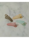 【SALE/50%OFF】クリアカラー4セットクリップ SMELLY スメリー ヘアアクセサリー バレッタ・ヘアクリップ・ヘアピン【RBA_E】[Rakuten...