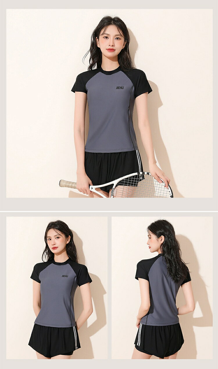 水着 レディース フィットネス 水着 レディース 2set 上下セット セパレート 女性 大きいサイズ 半袖 スイムキャップ セット UVカット 紫外線対策 体型カバー めくれ防止 スイミング 水泳 ママ水着 着痩せ 大人 水着 温泉 M L LL 3L 4L