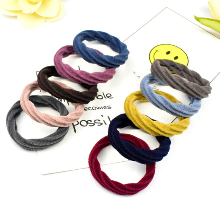 カジュアル ヘアゴム 10点セット ヘアアクセサリー HAGM-514 ヘアバンド レディース hair band おしゃれ 髪留め 髪ゴム ヘアアクセ ヘアアクセサリー大人 人気 オシャレ 当店オススメ - 3