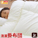 【無地】子供用 清潔 掛け布団 ジュニアサイズ 防ダニ・抗菌防臭加工 中綿使用532P26Feb16【RCP】【a_b】【ジュニア寝具 ジュニア布団 ジュニア用...