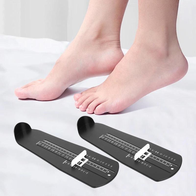 2個の靴サイズ測定器.足の長さを測るデバイス.靴ルーラー