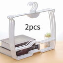 2x 水泳パンツハンガー 水泳用ショーツハンガー 水泳用トランクスハンガー 水着ハンガー 衣類収納 クローゼット 家庭用 ホワイト