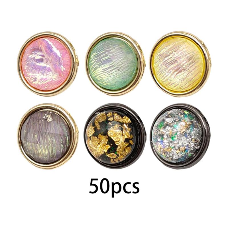 50個の縫製ボタンジーンズジャケットコート用の12m装飾金属ボタン