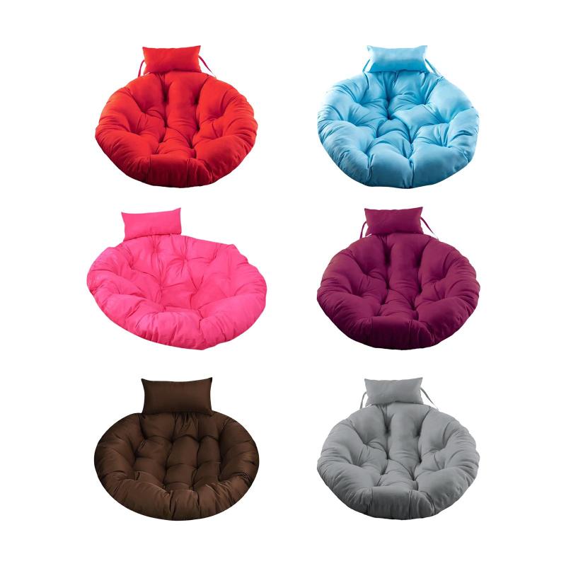 ハンギングチェアクッション チェアパッド ラウンドソフトフロアクッション シートクッション エッグチ..