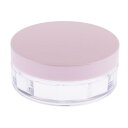 10g 空のパウダーケース ブラッシュメイクアップコンテナー 伸縮性シフター&ネジ付き(4)