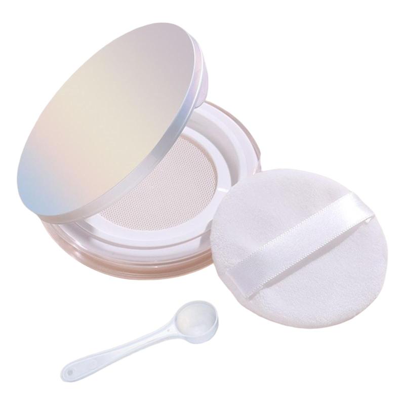 空のポータブル DIY メイクアップ パウダー ケース パウダー ...ガール フレンド.女性の友人のためのスプーン