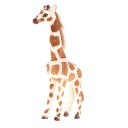 現実的な立場のキリンモデル動物のフィギュア子供の誕生日プレゼント