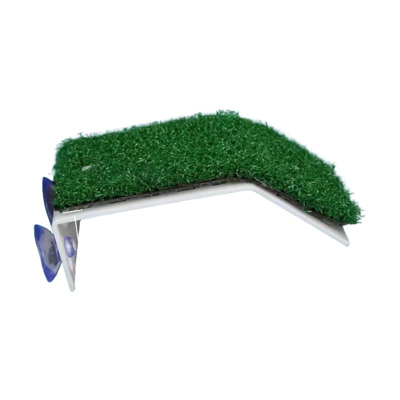 カメ休憩台.カメ用人工芝スロープ