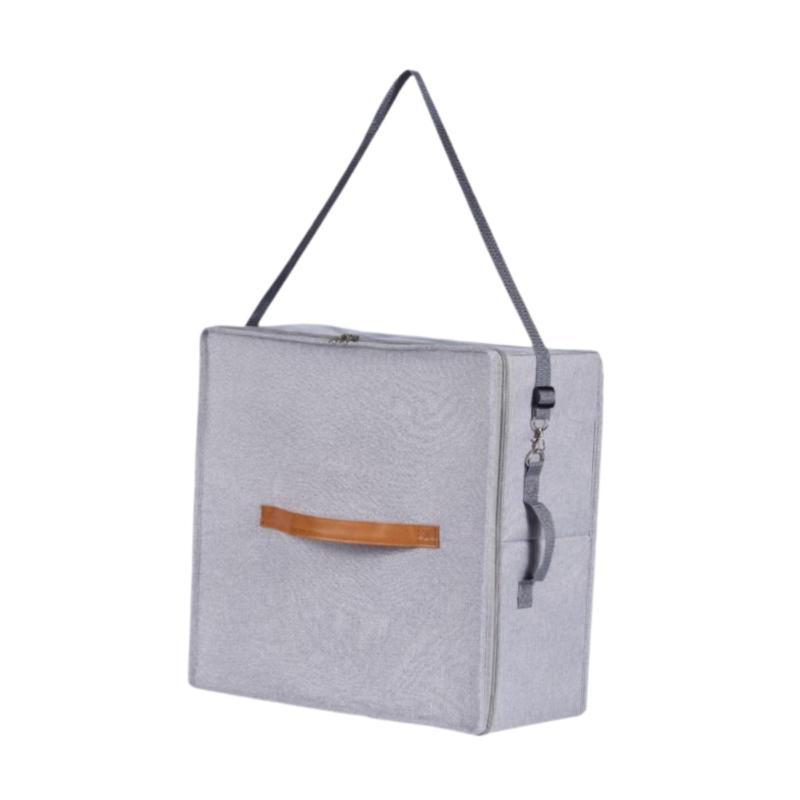 ショルダーストラップ付き帽子収納ボックス ポリエステル製 実用的なカウボーイハットオーガナイザー