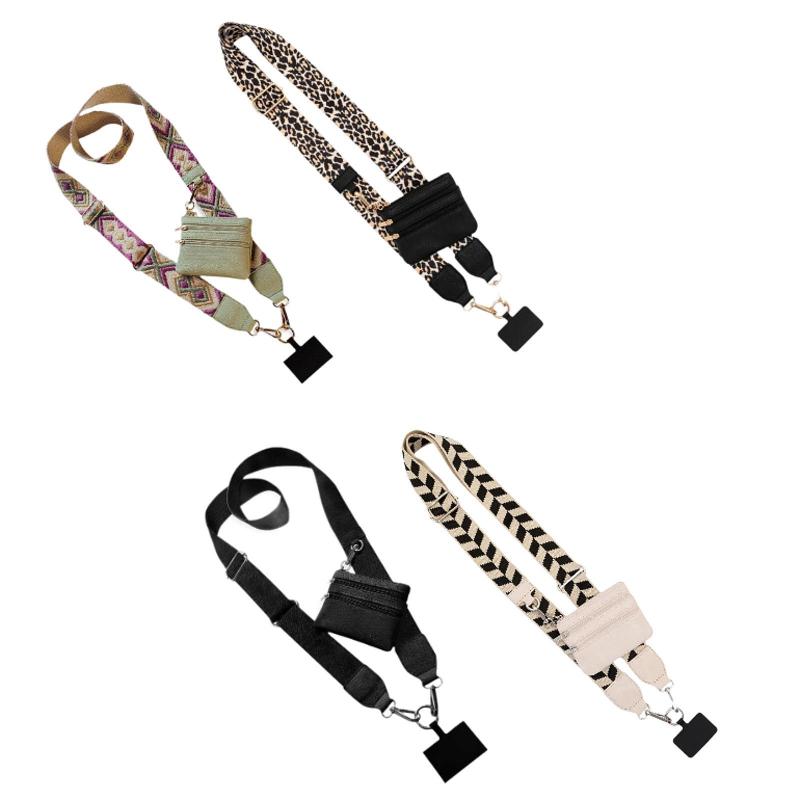 携帯電話用ストラップポーチ ユニバーサル調節可能ネックストラップ 釣り スキー 女性 男性