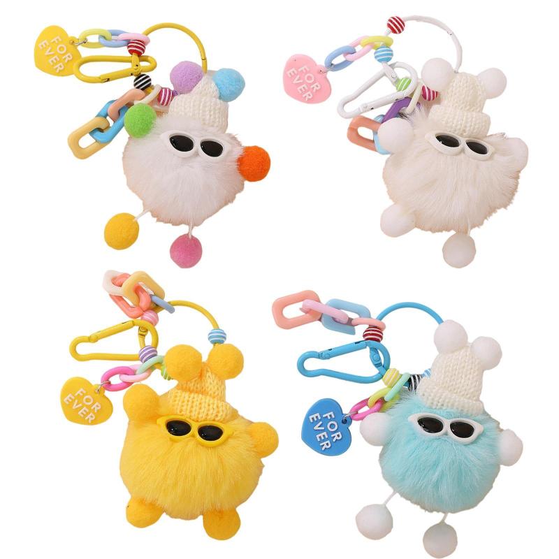 ぬいぐるみキーチェーンギフト 車のキーペンダント 子供 大人 家族 友人への持ち運びに便利