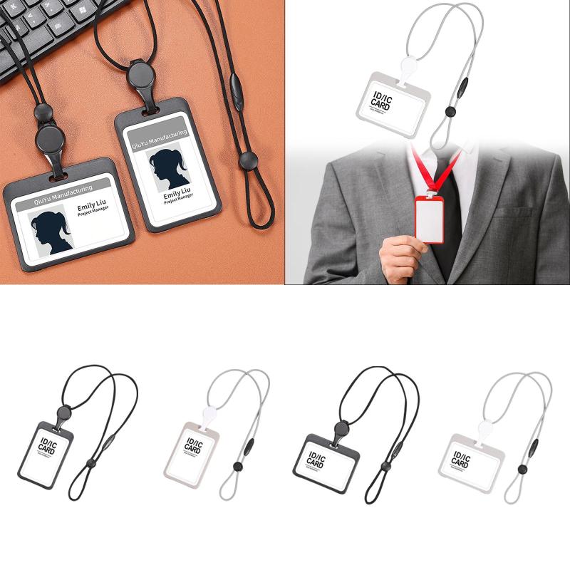 バッジホルダーIDカードホルダー防水ワークカード看護師デイギフトナースバッジカード格納式ストライク可能なレジー