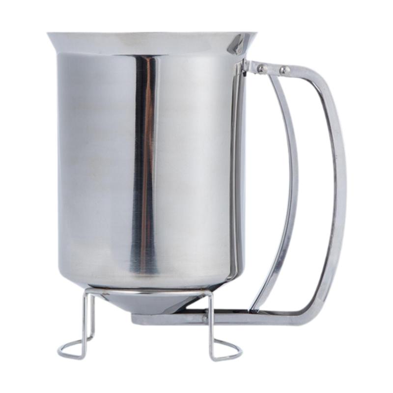 手持ちパンケーキ生地ディスペンサー.パンケーキ.ワッフル用漏斗.