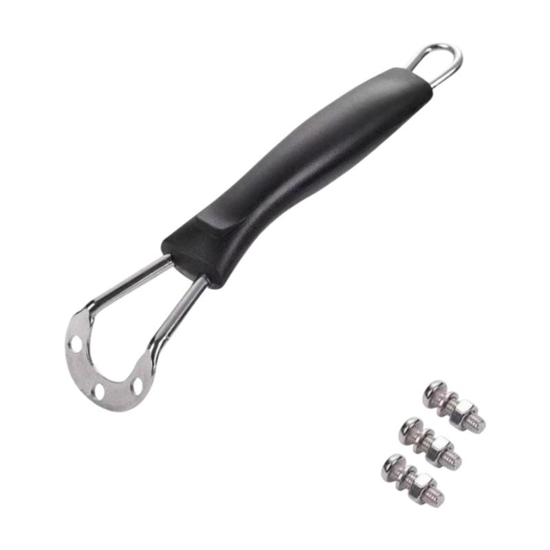 調理器具 鍋ハンドル 取り外し可能 滑り止め 耐熱 多機能 3本のネジ付き 鍋 フライパン用交換用ハンドグリップ