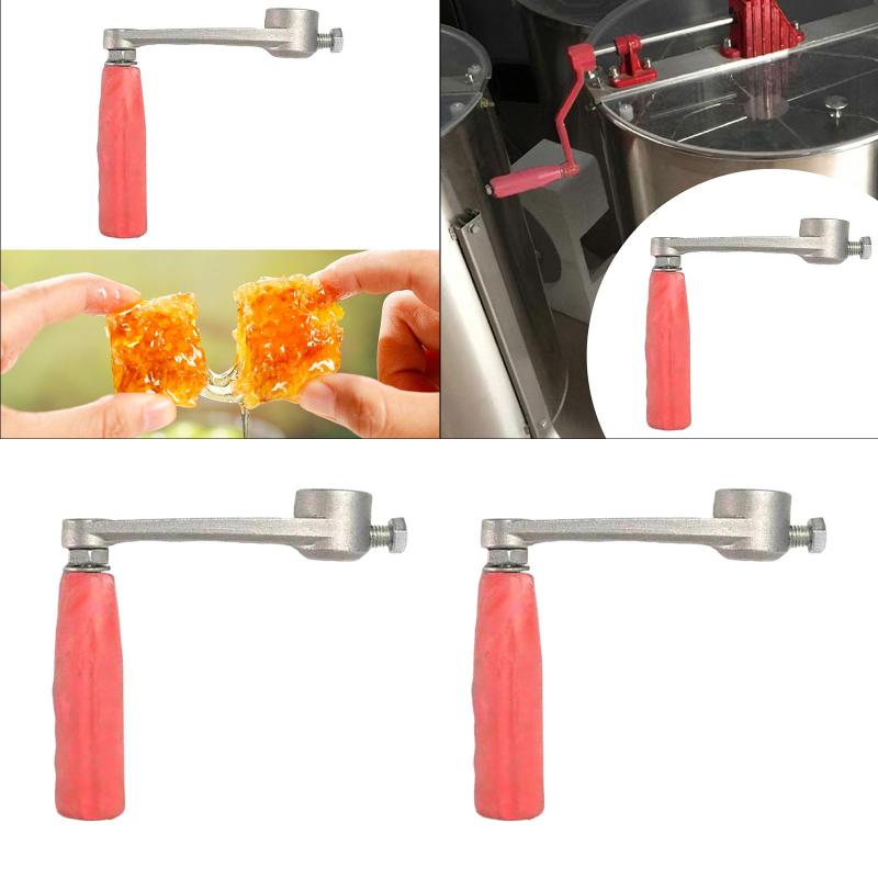 蜂蜜抽出ハンドル 養蜂用品 メンテナンス 人間工学に基づいたグリップ アルミニウム 修理 取り付け簡単..