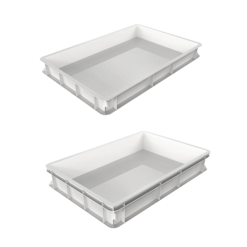 ピザ生地プルーフィングボックス 多機能スタッキング可能 ベーキングアクセサリー 食品保存トレイ ピザ生地トレイ ベーカリー用