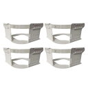 4xベッドシートホルダー張力バックルマットレスベッドシートロック角