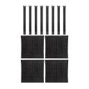 二段ベッド用ラダーパッド 4枚セット(バー用調節ストラップ付き)