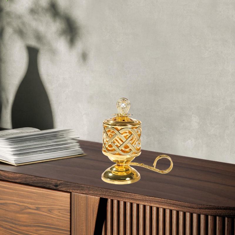 ダイニングルーム用の伝統的なアラビア風鉄製香炉スタンド