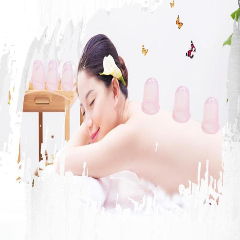 7ピース/セット顔カッピングセット顔セットアンチエイグリフトカッピングマッと家庭用