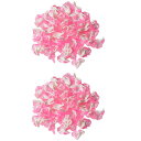 2x 50ピースのプラスチック製の耳クリップの耳ジュエリー作りのためのピアスなしのイヤリング