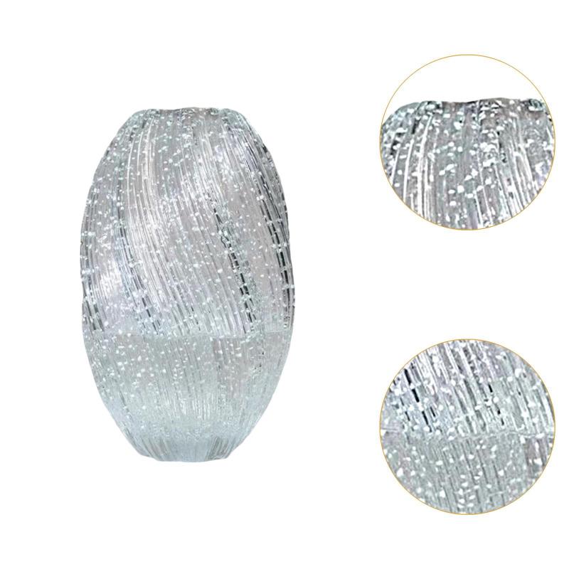 ガラスの花の花瓶のミニマリストパーティーデスクシェルフのシンプルなフラワーアレンジ