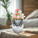 かわいいミニ動物プランターポット恐竜樹脂植物型