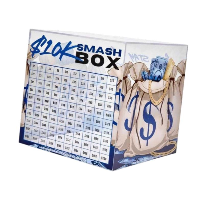 すまいる・きゃりあのピギーバンクは.大人のためのお金のためにスマッシュセーバーギフト貯蓄箱スマッシュボックススマッシュボックスを開くために壊れなければなりません｜アングル2